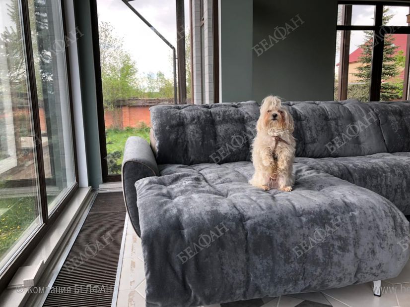 "Грей-2" диван 2-х модульный. Фотографии клиентов. 4